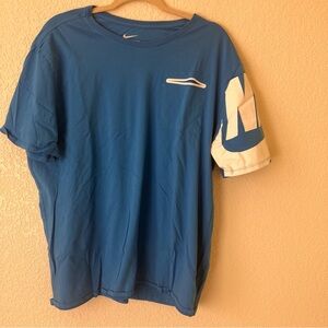Nike Men's Blue Graphic T-Shirt XXL used good condition